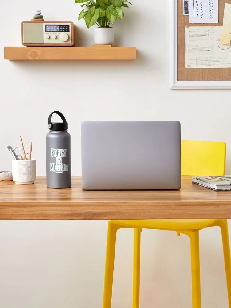 Poetry In Motion  TX3   Sticker Sticker for Laptop Decor Bedroom Car Cute Cartoon Art Fashionable Public Suitcase