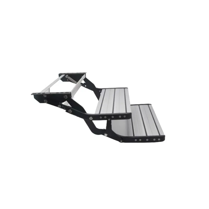 

Autocaravana Motorhome 550mm Manual Double Steps Folding Aluminum Rv Platform Step