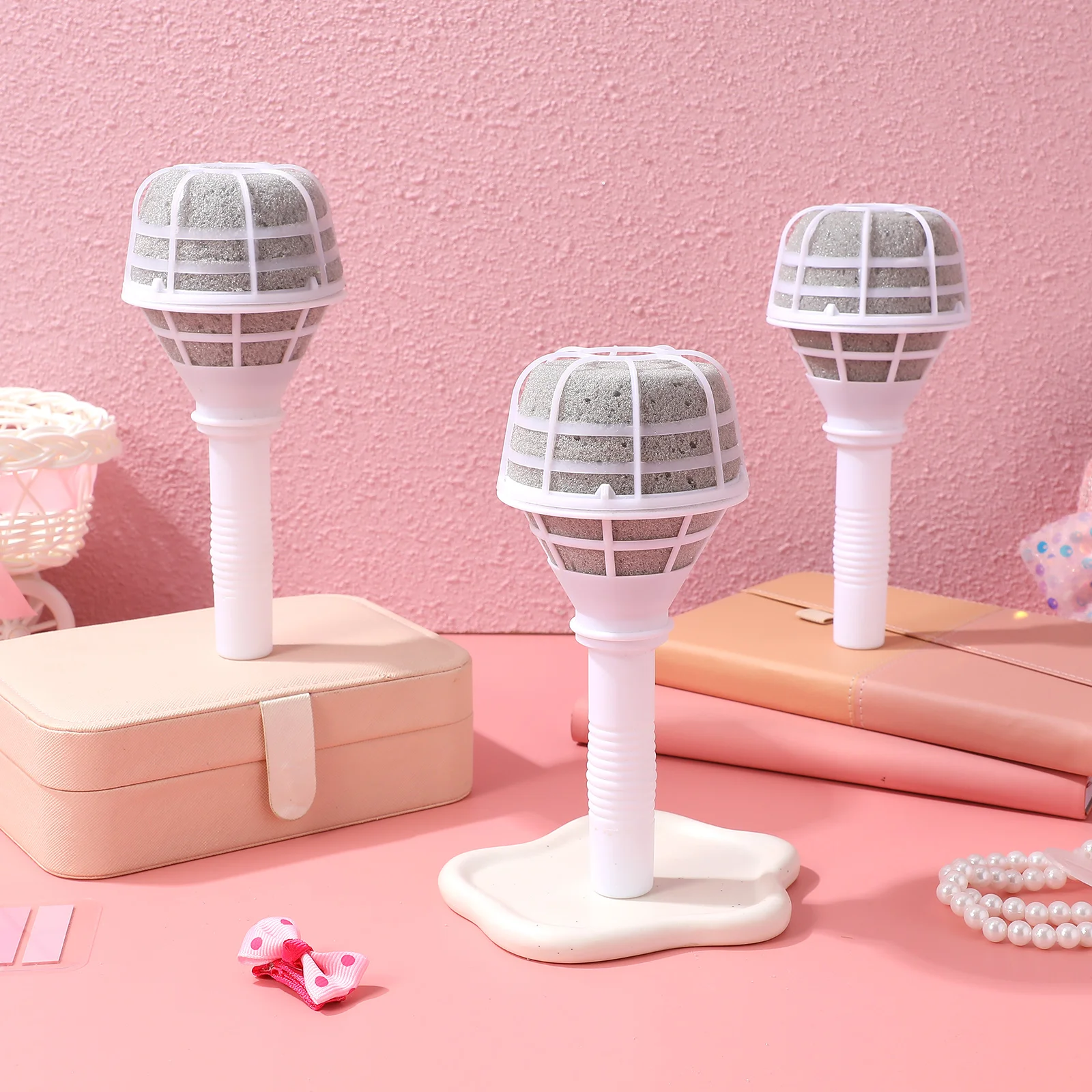 

6Pcs Floral Handle Bridal Bouquet Holders Wedding Supplies Hand Tied Flower DIY Holder for Wedding Decorations