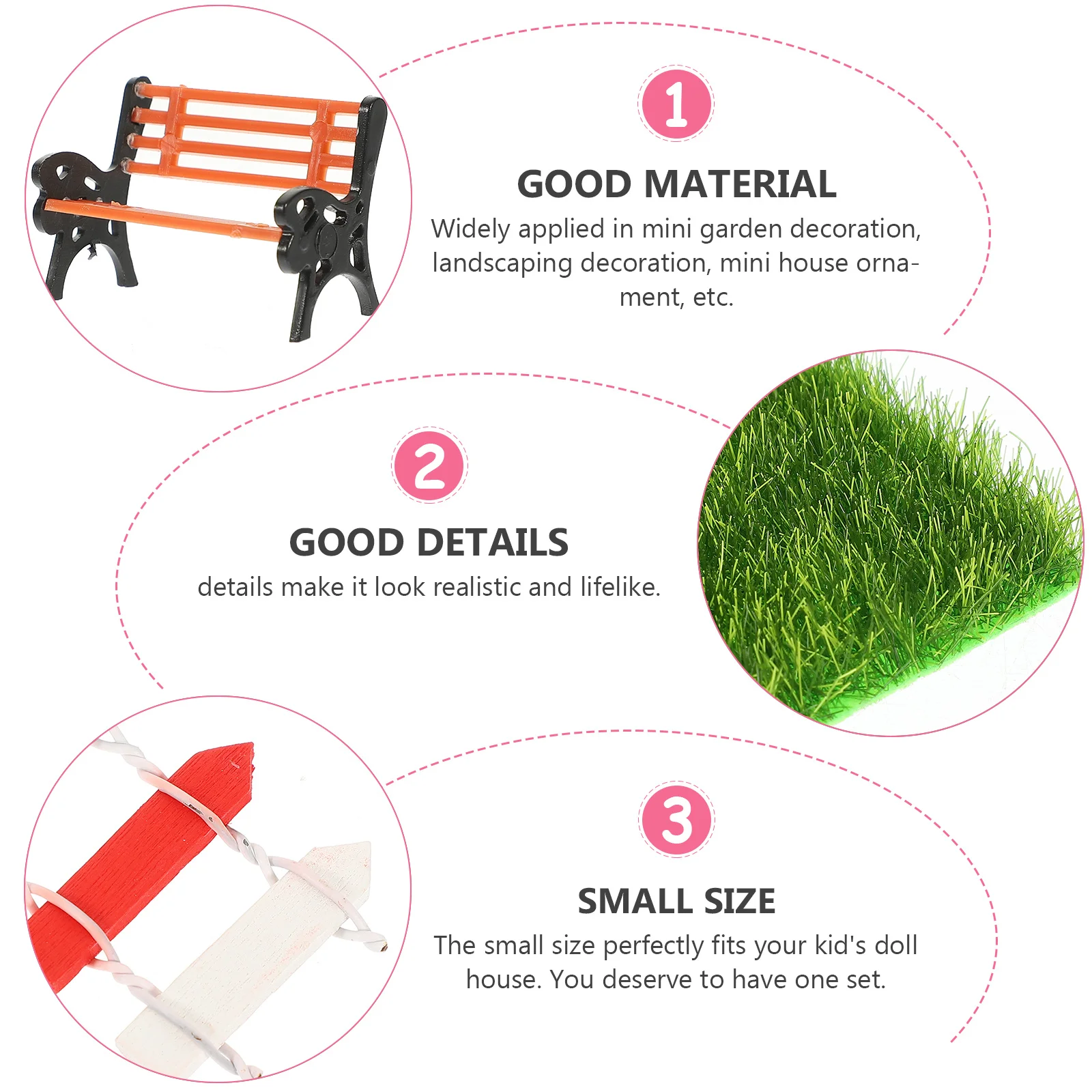 

1 комплект, 1 комплект, декор для стула, миниатюрный уличный фонарь, газонные заборы для дома, масштаб 1/6, 1/12, небольшой дом, садовый орнамент