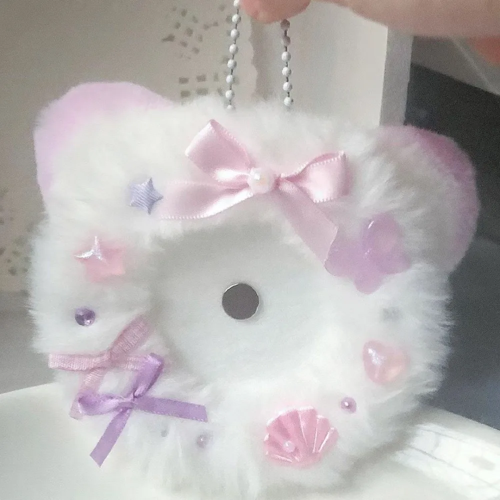 

Cute Lace Magnetic Anime Badge Holder Rose Candy Pins Display Base Cross Heart Ornate Ribbon Badge Flower Ita Bag Accessories