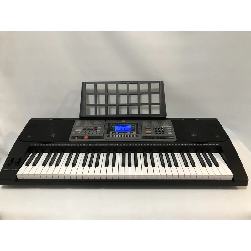 61-Key Electronic Midi Piano Keyboard with Lighting Keys 460 Tones 260 Rhythms 3-Step Lesson