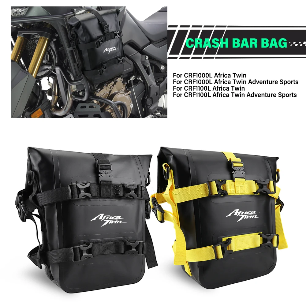 FOR Honda Africa Twin / Adventure Sports CRF1100L CRF1000L CRF 1100 L Crash Bar Bag Frame Bumpers Waterproof Tools Storage Bag