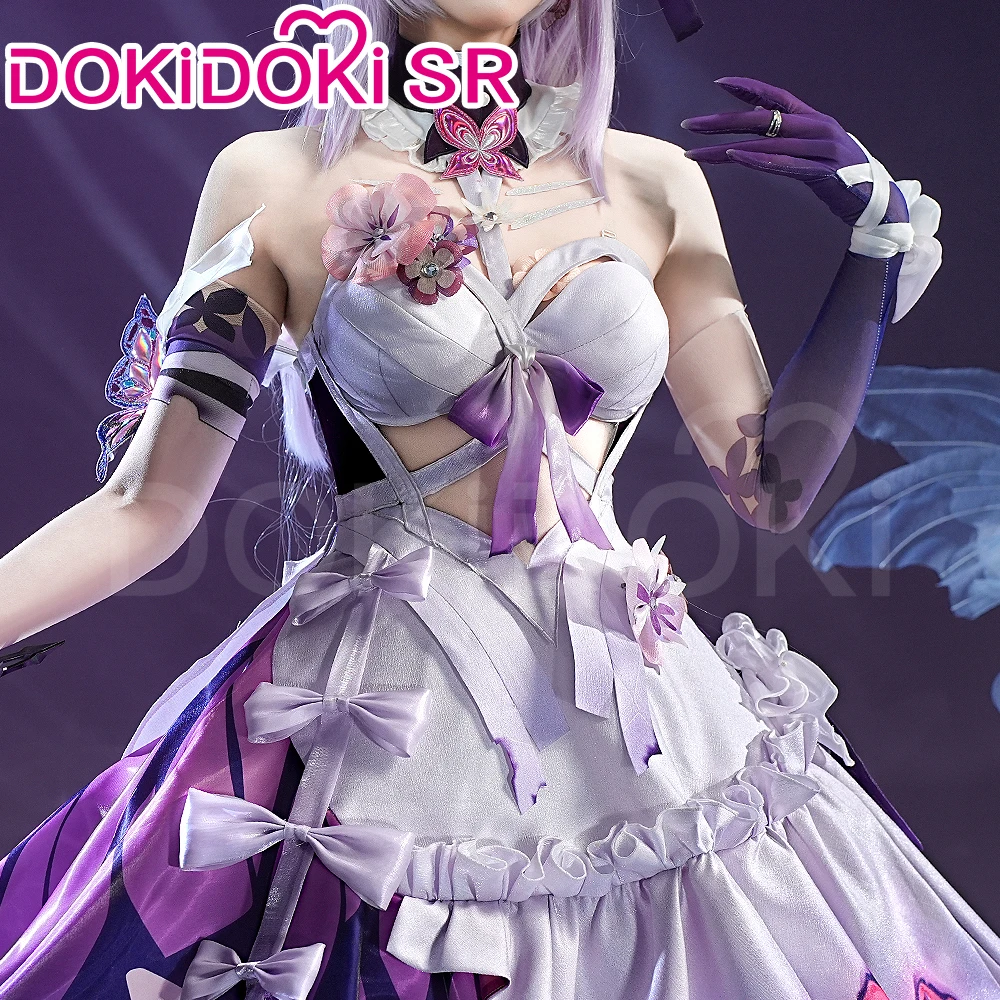 Castorice Cosplay Costume Game Honkai: Star Rail 【S-2XL】DokiDoki-SR HSR Women Purple Dress Castorice Costume