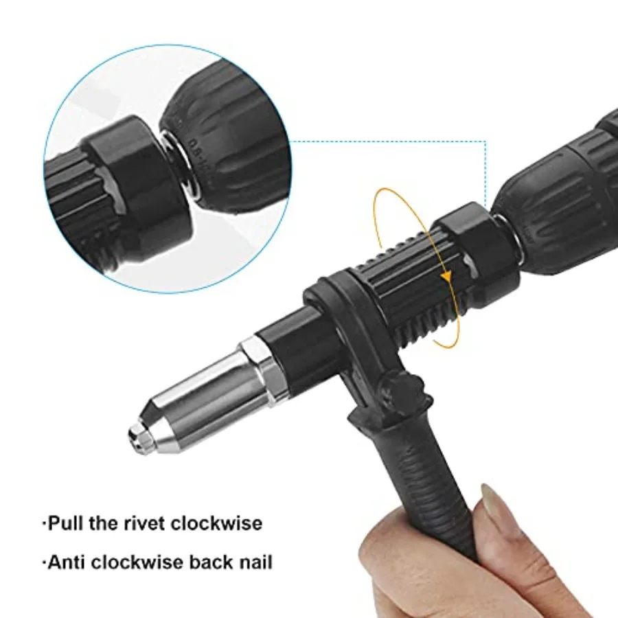 Alat Paku Keling Tanpa Kabel dengan Aksesoris Bor Paku Keling untuk Penyambungan dan Pengikatan Logam yang Efisien dalam Perbaikan Otomotif dan Konstruksi