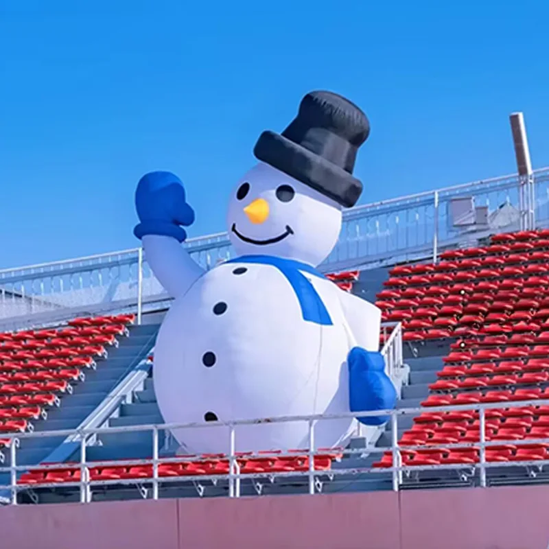 

Inflatable snowman with blower, outdoor square and shopping mall decoration and promotional props
