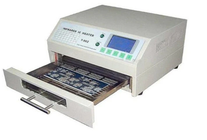 T962 Reflow Oven Infrared IC Heater rework Preheating station 800w 180*235mm T962 for BGA SMD SMT Rework Reflow Oven Equipment