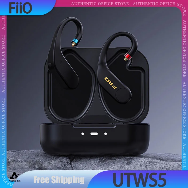 FiiO UTWS5 Headset Bluetooth Wireless Earphones Lightweight Earphone Esports Gaming Headphones Customized MMCX Headphones Gifts