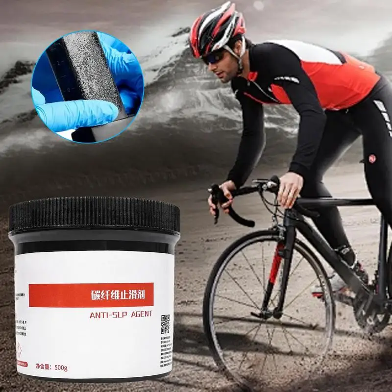 Carbon Fiber Grip Paste 500g Non-Slip Agent Grease Carbon Gripper Multifunctional Bicycles Grease For Mountain Road Bicycle Seat