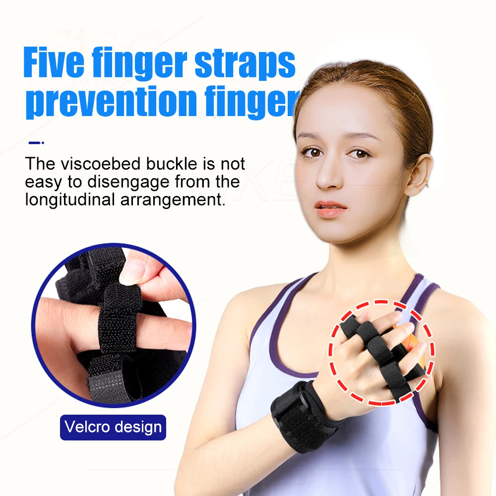 TIKE Anti-Spasticity Ball Splint Hand Functional Impairment Wrist Orthosis Therapy Stroke Hemiplegia Apoplexy Fingers Training