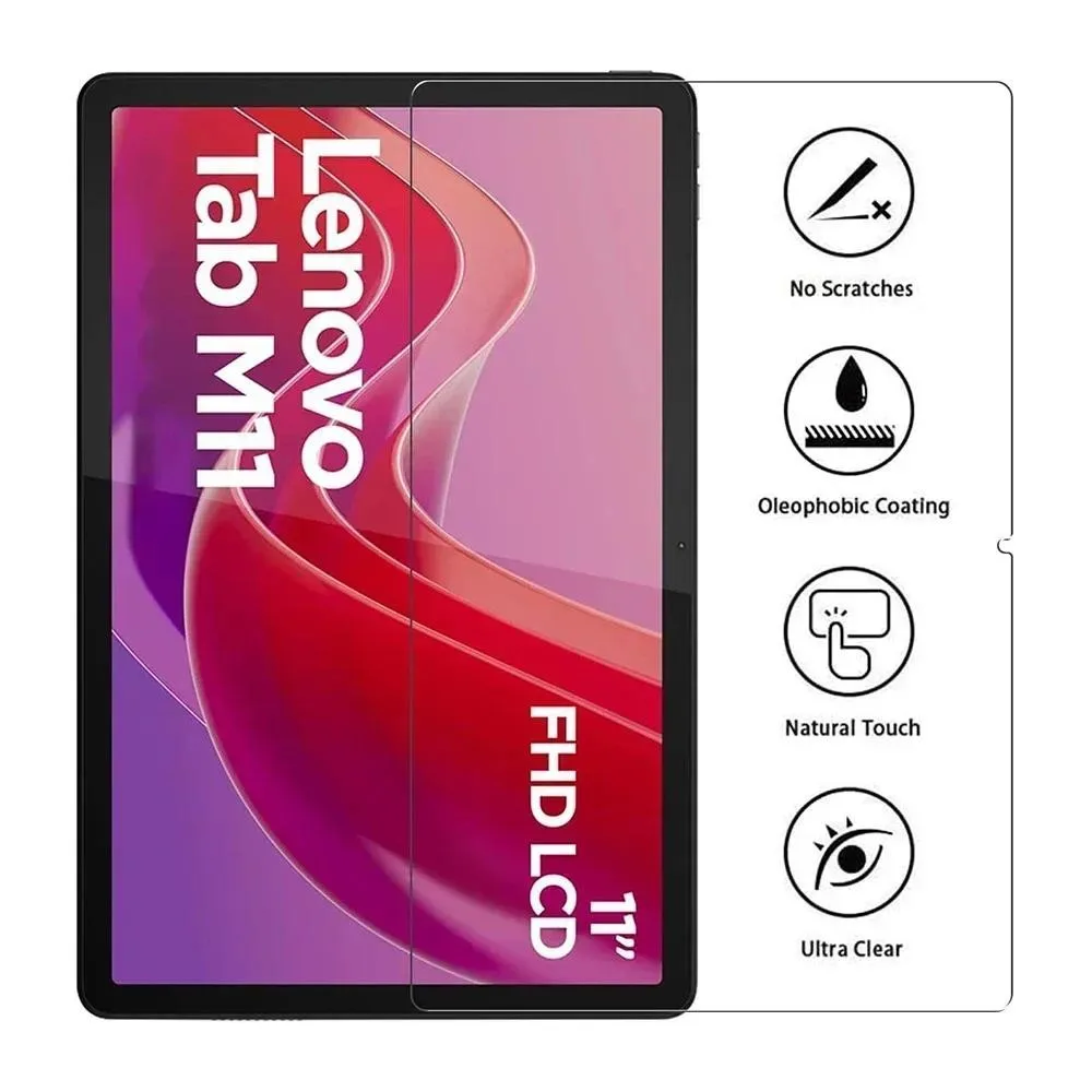 Для Lenovo Tab M11 2024 11-дюймовый Tab K11 Xiaoxin Pad 2024 Защитная пленка из закаленного стекла 9H TB-330FU TB-331FC