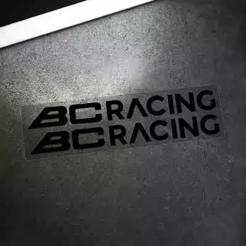 2x Car Sticker Vinyl Sticker for BC RACING Shock Absorber Hanger Suspension Sponsor Modified Decal Auto Graphic