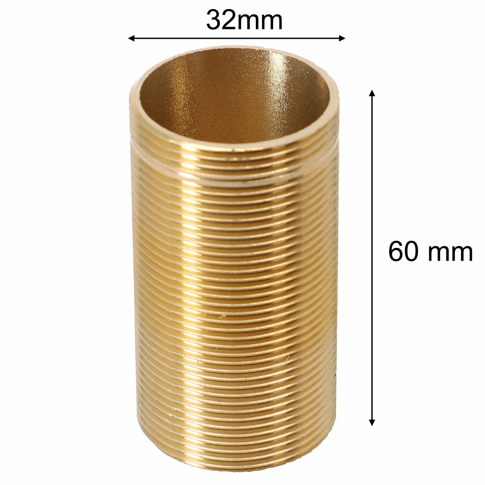 Brass Nut and Copper Tube Assembly Kit for Kitchen Mixer Tap Repair with Aprons Suitable for Standard Basin Faucets
