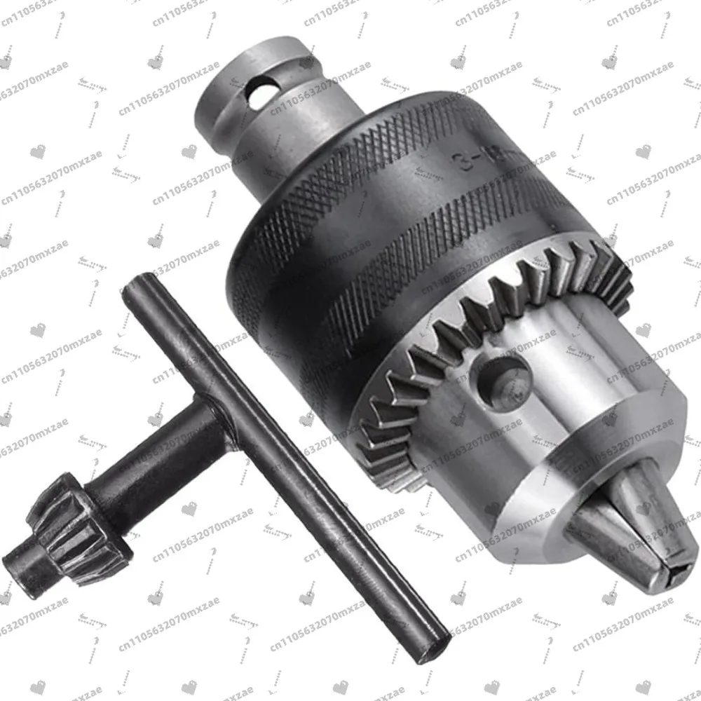 

Drill Chuck Adapter for Impact Wrench, 1/2-20UNF to 1.5-13mm Keyed Chuck Converter with Arbor for Power Tool