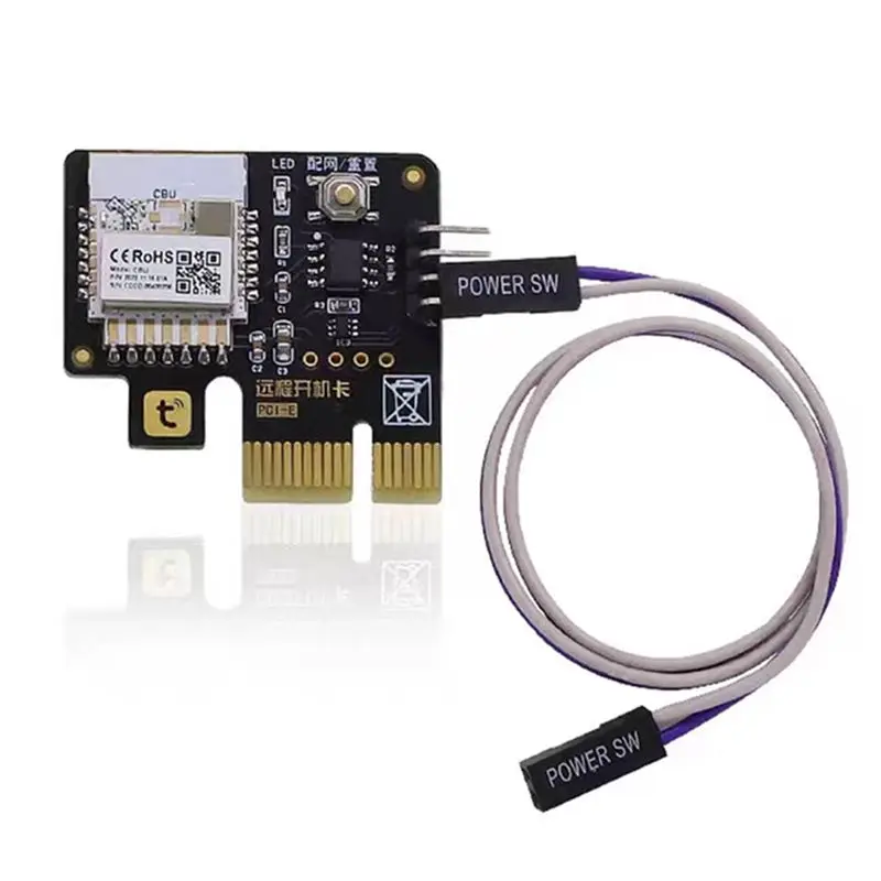 AC57-A8-Computer Remote Switch Wifi Smart PC Start Boot Card Startup Card Telecommuting Work With For APP