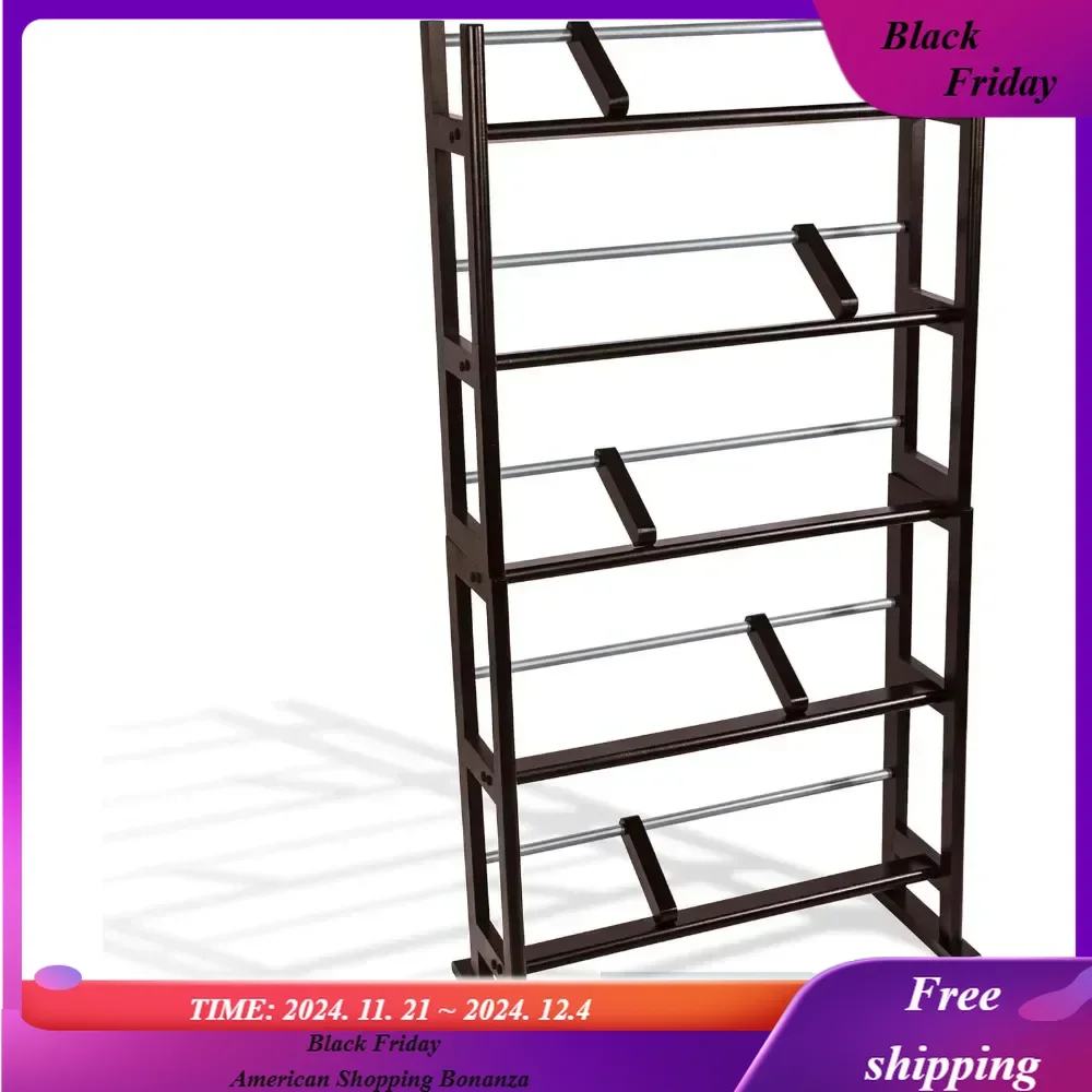 

Holds Up to 230 CDs or 150 DVDs, Contemporary Wood & Metal Design with Wide Feet for Greater Stability, In Espresso