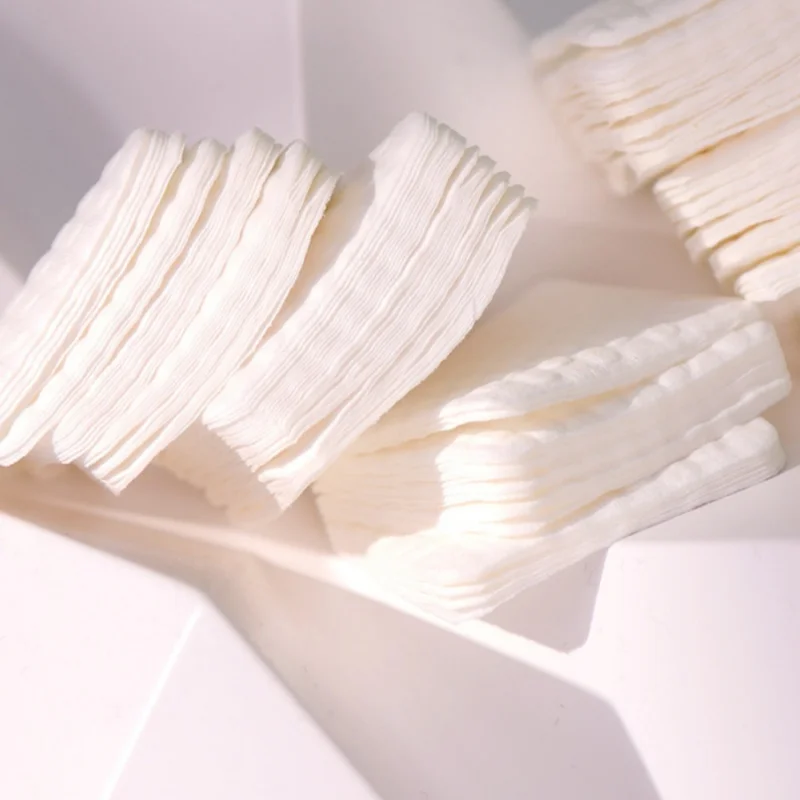 200 ชิ้น/แพ็คNail Artพิเศษเล็บRemover Pads Non-Sheddingสวมใส่เล็บเครื่องมือทําความสะอาดแต่งหน้าRemover Padsการบีบอัดเปียก