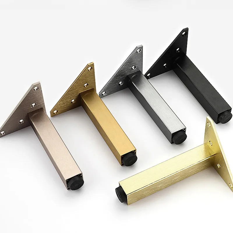 

4Pcs/Set Bathroom Cabinet Support Foot Aluminum Alloy Sofa Coffee Table Legs Adjustable TV Cabinet Foot Furniture Parts