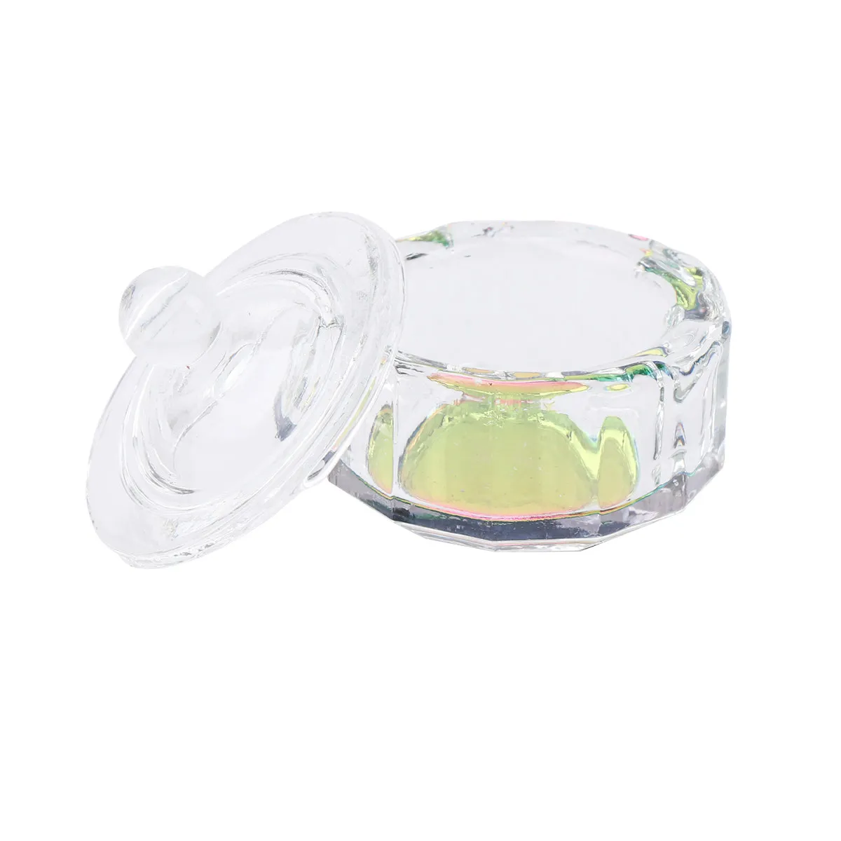 

Набор из 2 мини-стаканов из премиального хрустального стекла для смешивания акрила, жидкости и пудры для нейл-арта, портативные, для использования в салонах, школах и художниками