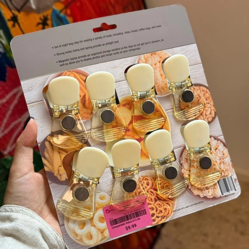 Heavy Duty Bag Sealer Clips Multi Size Portable Sealing Clamp For Food Package Preservation Home Kitchen Office Pantry Organizat