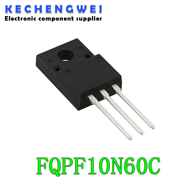 10PCS FQPF10N60C TO-220 10N60C 10N60 TO220 new FQPF10N60 MOS FET transistor