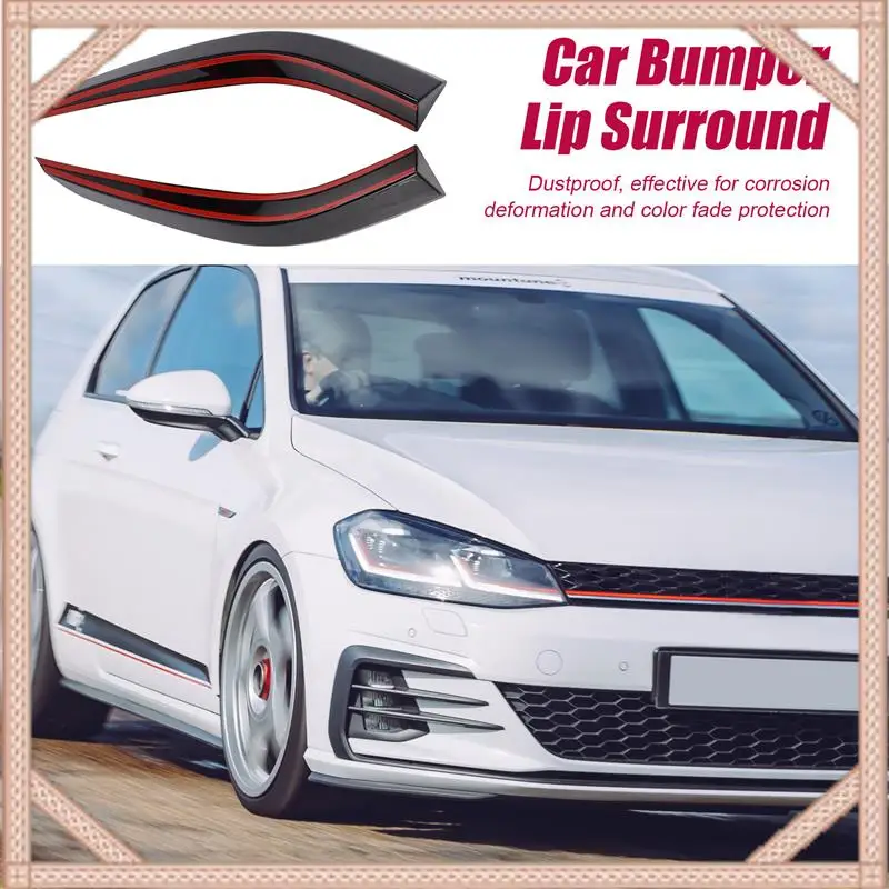 

For Golf 7.5 MK 7.5 2018-2020 Car Front Bumper Lip Shovel Side Surround Spoiler