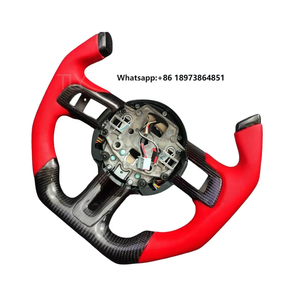 

Carbon Fiber Steering Wheel for Ford Mustang Ecoboost Shelby Gt500 F1 Shape Car Steering Wheels