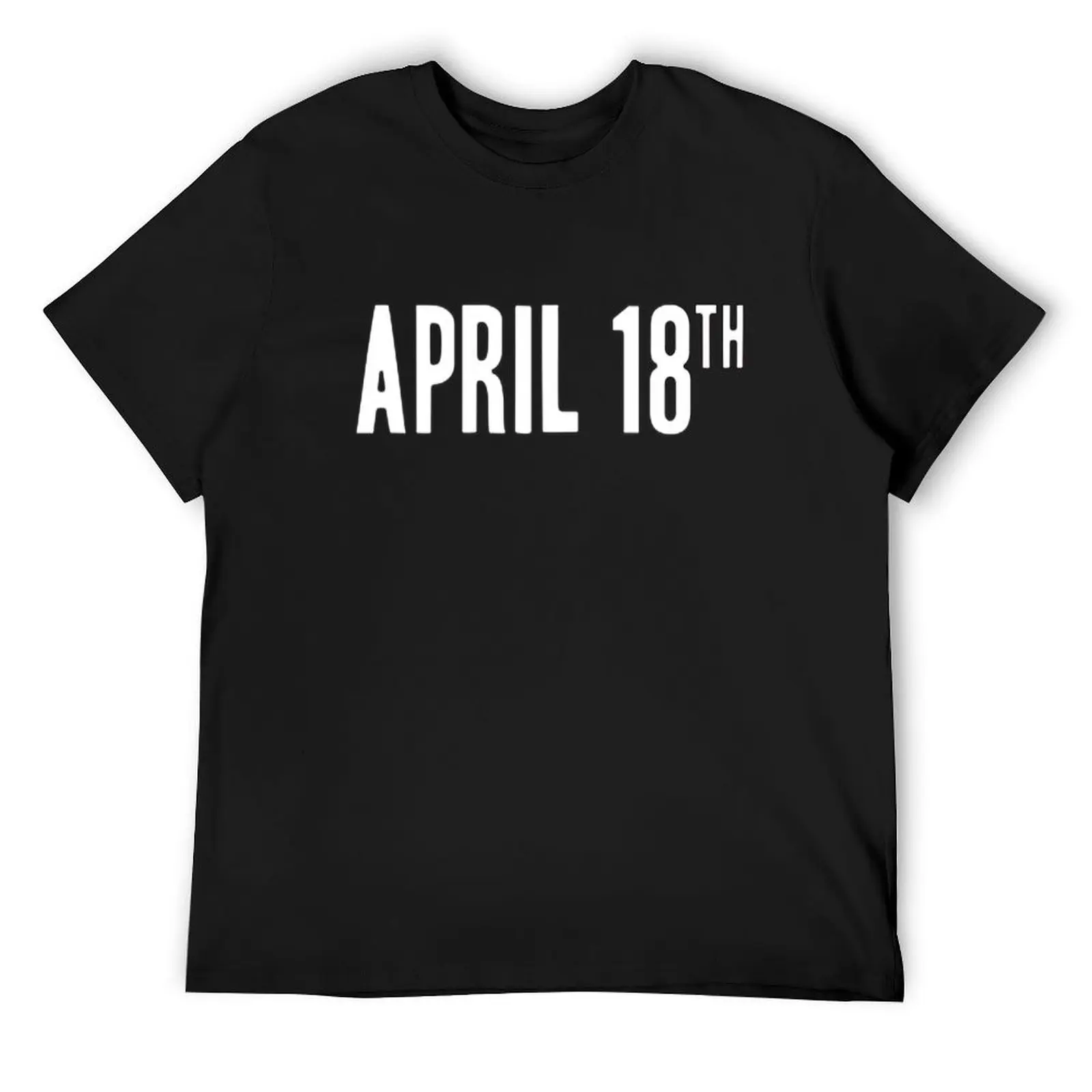 

Jim Jefferies April 18th Shirt T-Shirt anime figures shirts graphic tees Men's t-shirts