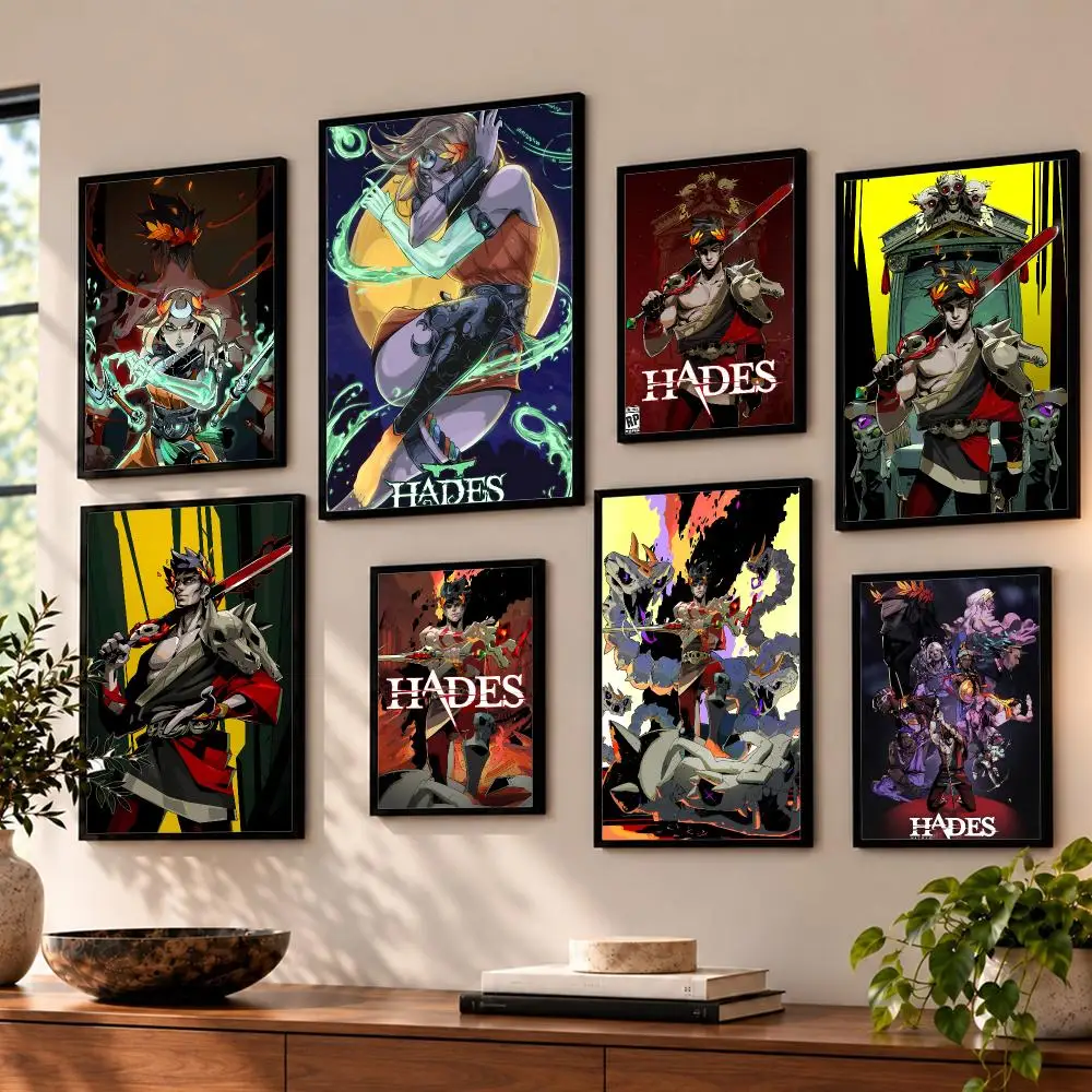 Cool Game H-Hades Poster HD Home Wall Stickers House hallway Living Room Bedroom Bar Office Decor Art Prints
