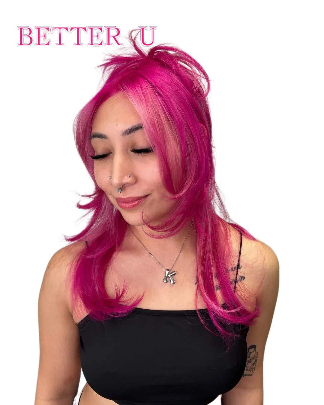 

Light Fuchsia 13x6 Lace Front Wigs Purple Pink Human Hair Wig PrePlucked Burmese Hair 13x4 Lace Frontal Wig Human Hair For Women