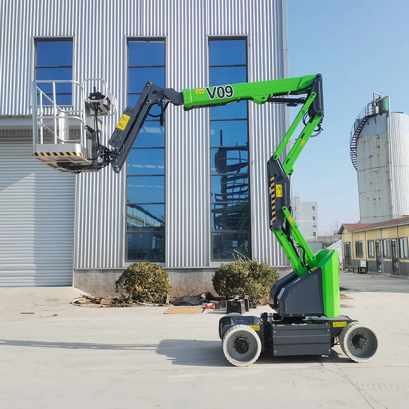 Best Quality  Direct Spot Cheap High-altitude Lift with Spider Legs Curved Arm    Elevator  Aerial work platform