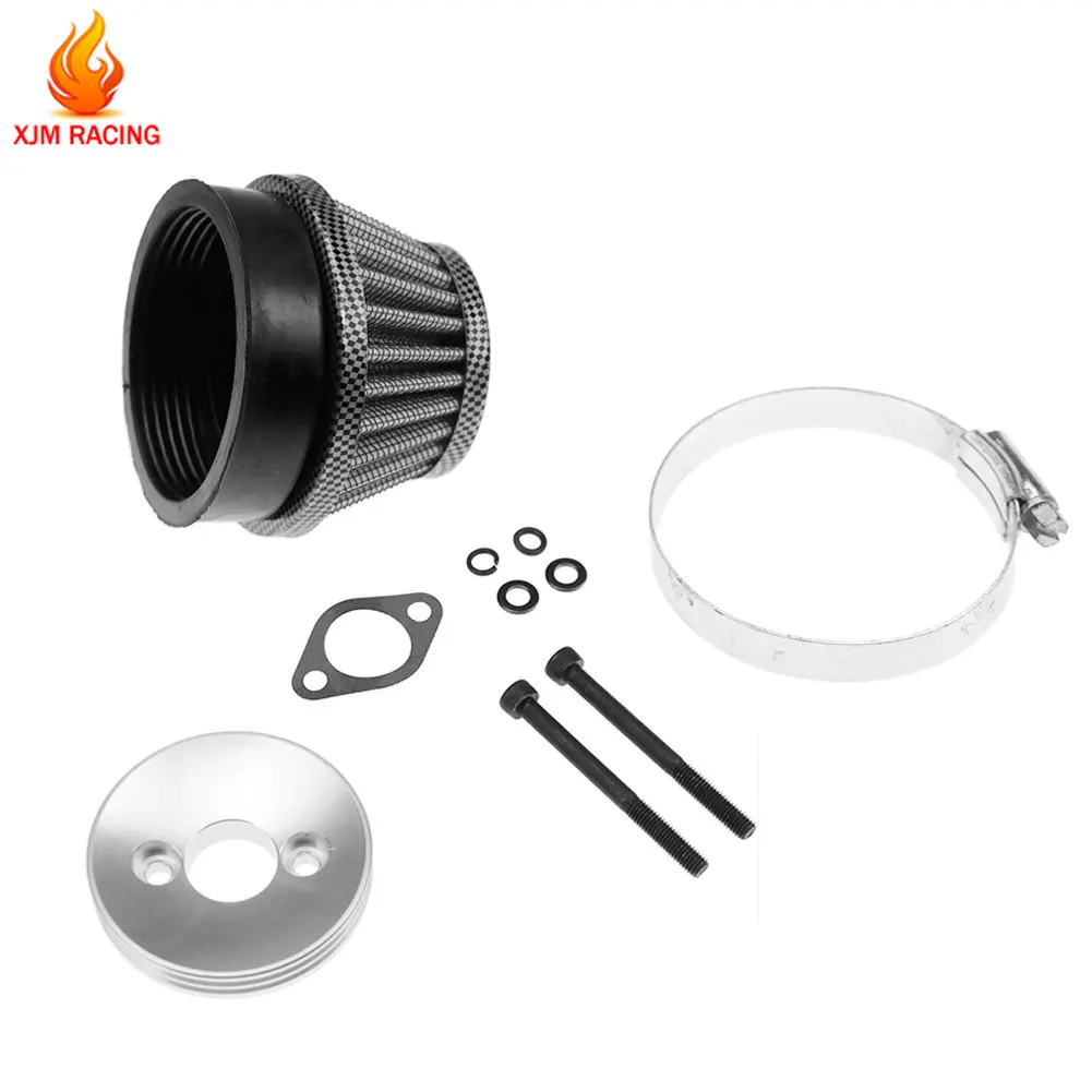 Metal Air Filter Kit Fit 23-71CC Zenoah CY ROVAN Engine for 1/5 HPI ROFUN KM BAJA Losi 5ive T DBXL FG GoPed RedCat Rc Car Parts