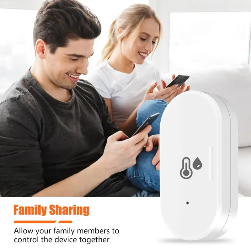 Tuya ZigBee Smart Temperature And Humidity Sensor Need Zigbee Gateway Hub Hygrometer Home Security Work With Alexa Google Home