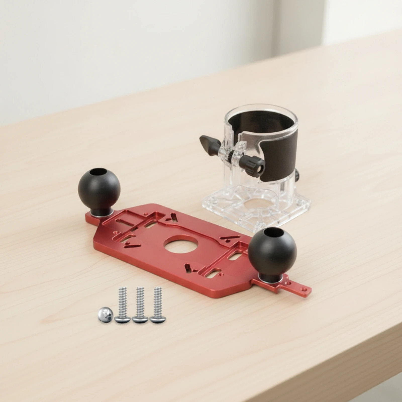 Router Base Plate with Handles Stable Router Base Plate with Handle Adjustable Heavy-Duty for Woodworkers, Woodworking