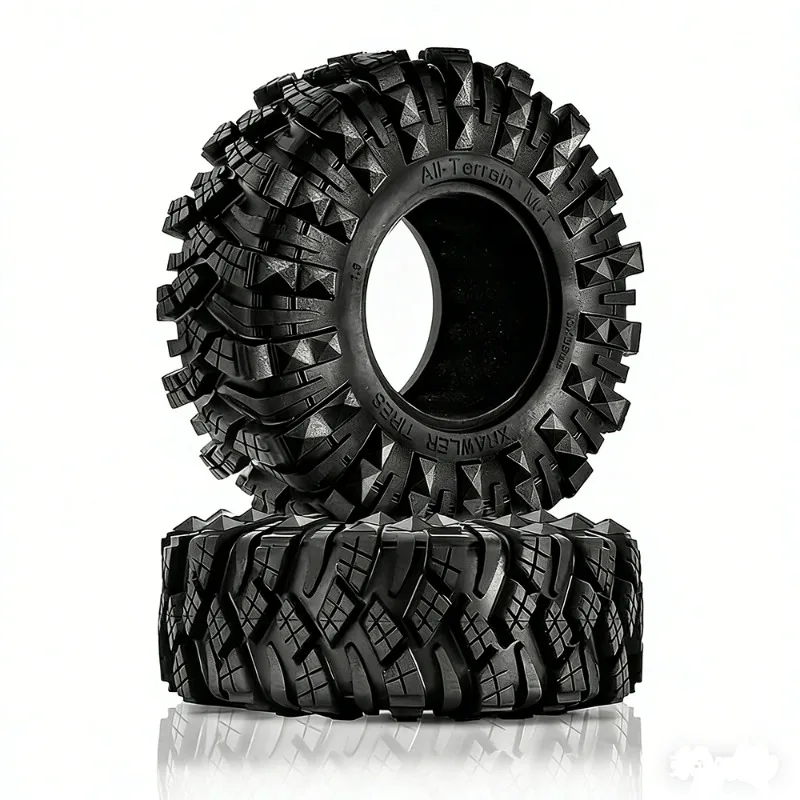 

1.9 Inch Diamond Tires 110mmx38mm Mud Terrain Wheel Tires for 1/10 RC Crawler Car Axial Traxxas TRX-4 RC4WD D90 D110 RGT