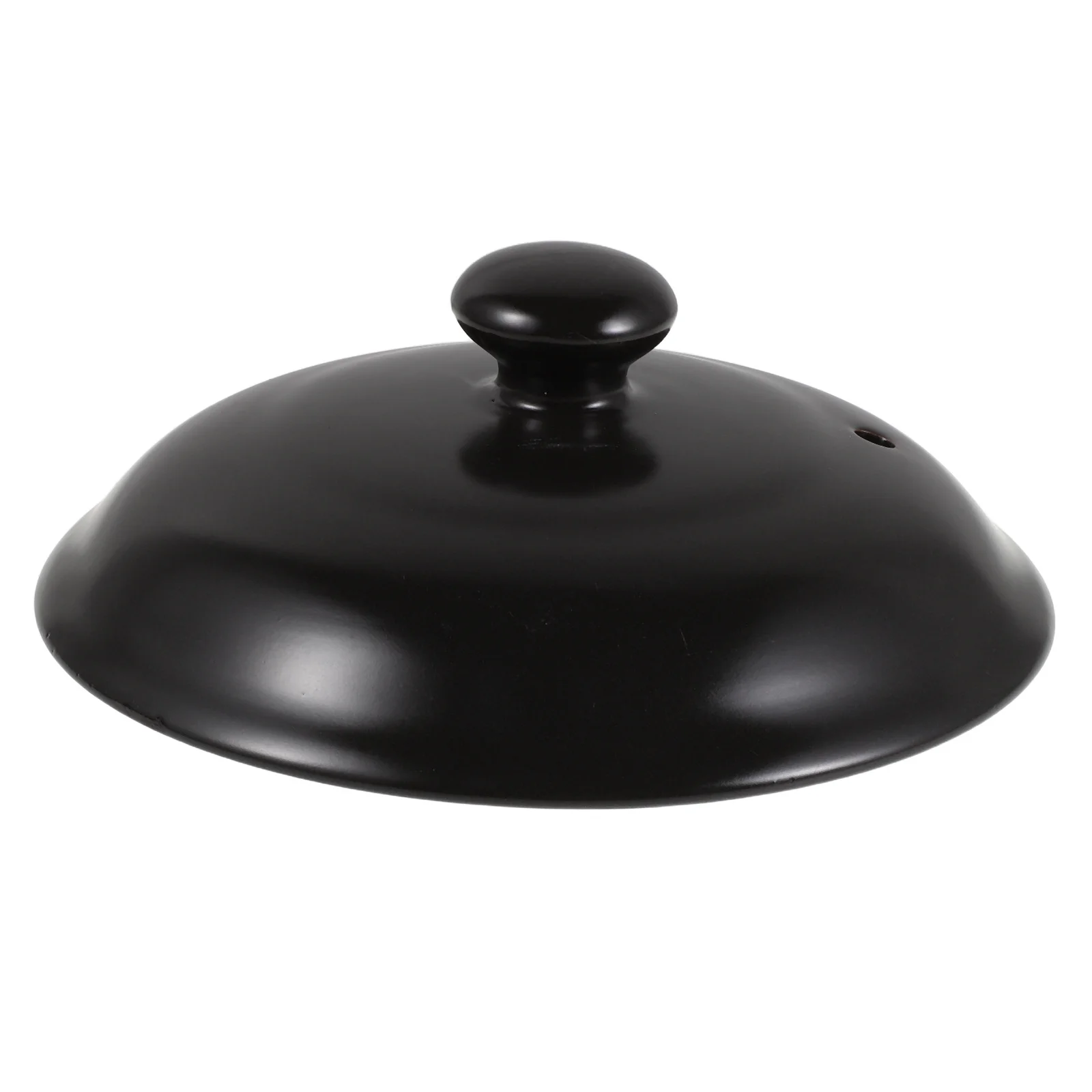 19.5cm Ceramic Pot Lid Replacement Heatresistant for Soup Stew Pot Home Cooking Optimal Heat Retention Easy Cleaning