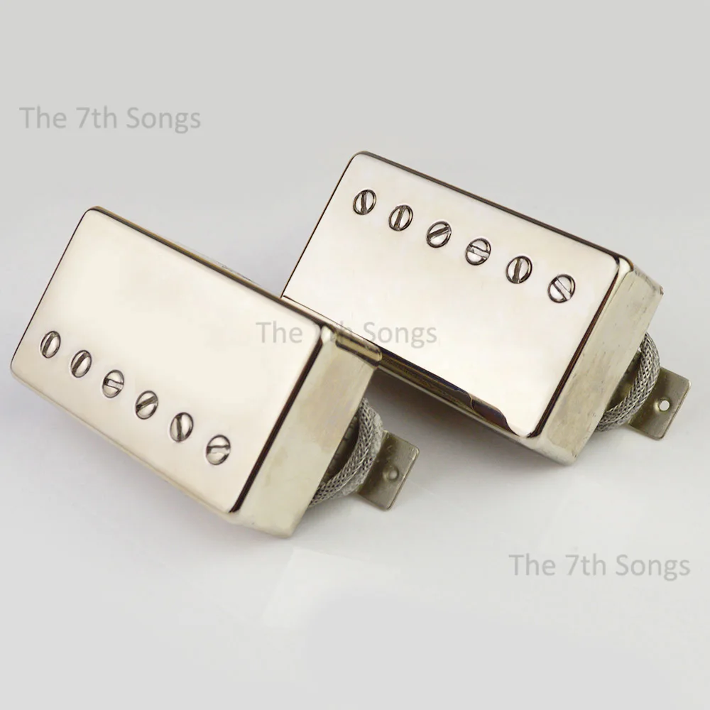 1959 Collector's Edition PAF IV G Style Alnico 4 Humbucker Pickup for LP Electric Guitar 49.2mm spacing 2 conductor wire Nickel view 4