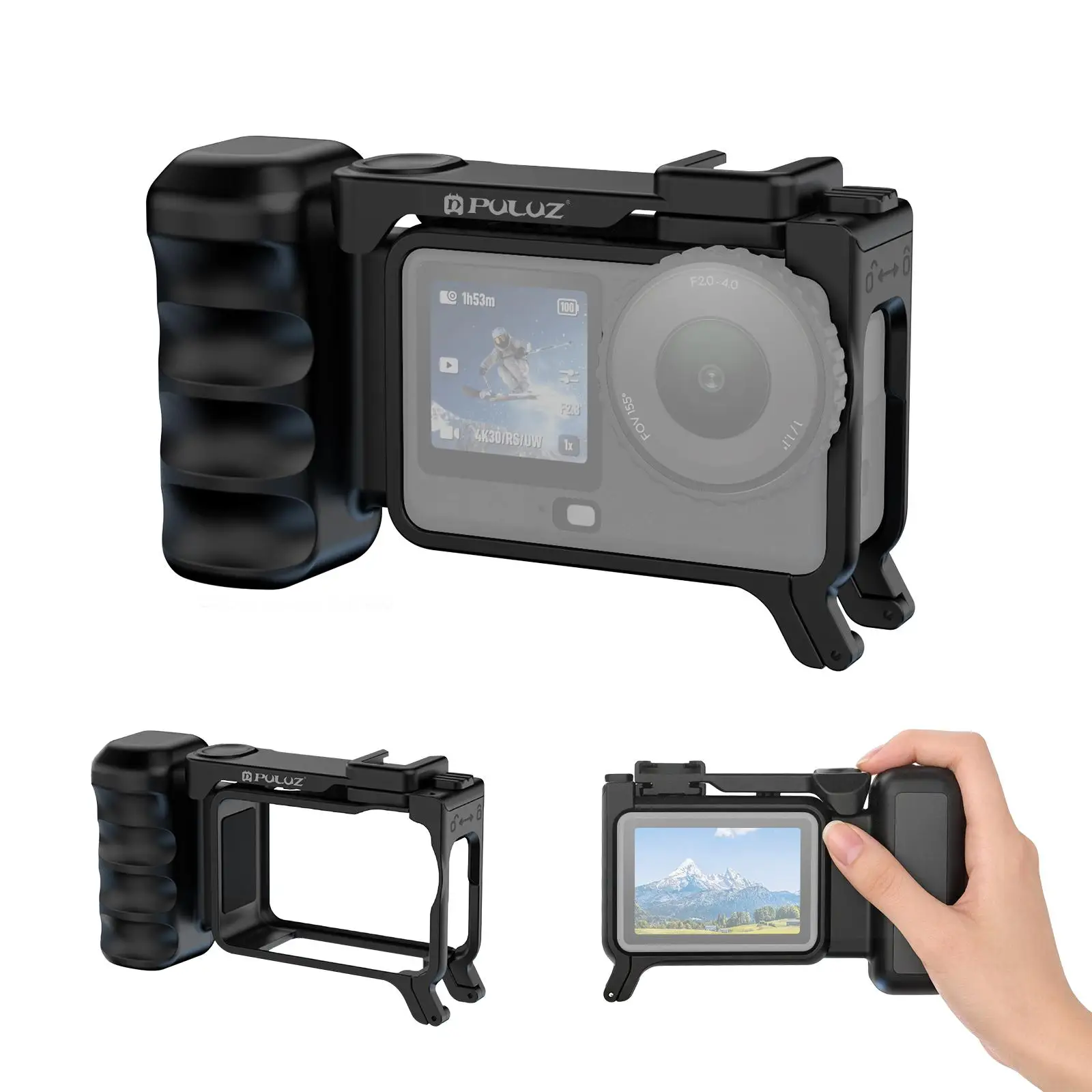 PULUZ Street Photography Handle ABS Plastic Hand Grip with C