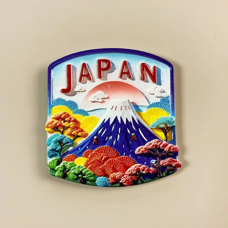 

Japan Asia Fuji Mountain Fridge Magnet, Cute Refrigerator Magnet for Home Decor, Strong Magnet as Room Decoration Accessory