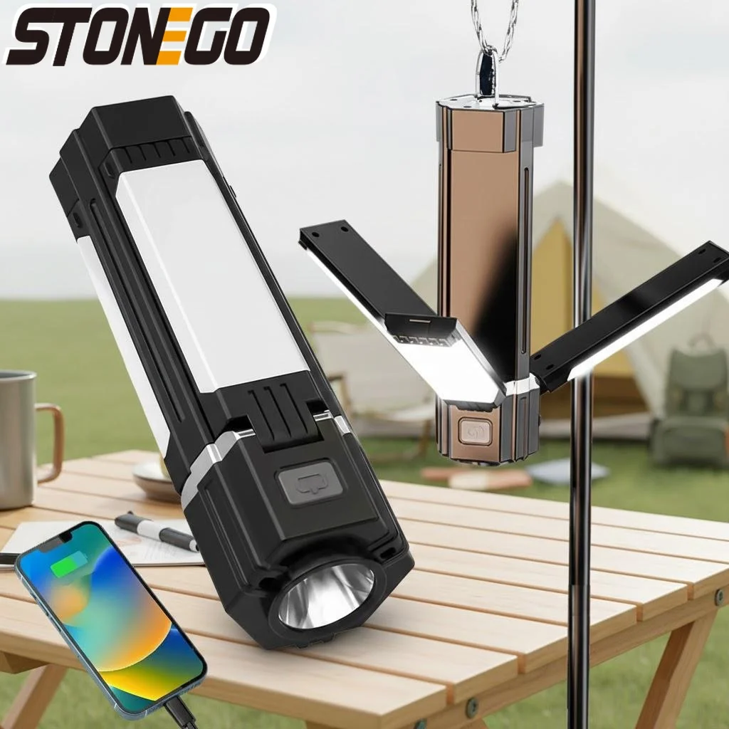 

Ультрадолговечный многофункциональный фонарь для кемпинга с USB-зарядкой и функцией SOS для экстренных ситуаций