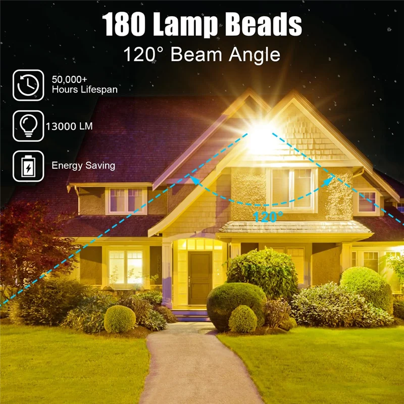 【Flash-Deal!】LED Flood Light 150W IP65 Waterproof High Power LED Spotlight For Garden Street Wall