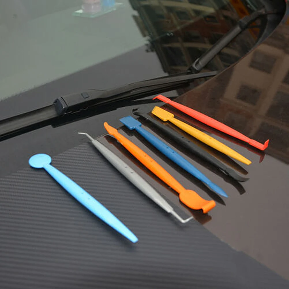 

Premium Magnet Squeegee Long Handle Hook Kit for Car Vinyl Wrapping Window Tint Foil Sticker Decal Application Strong Durable