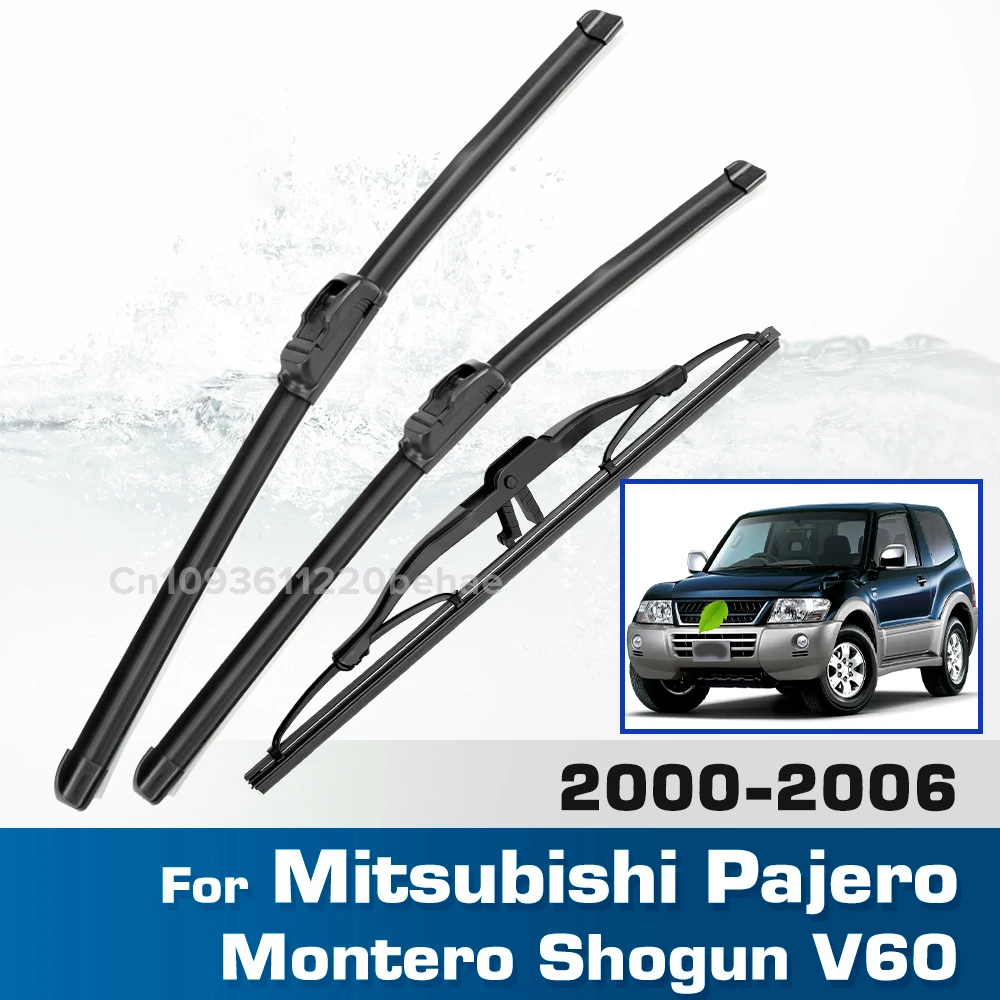 

Комплект передних и задних щеток стеклоочистителя для Mitsubishi Pajero Montero Shogun V60 2000-2006, 20"20"16"