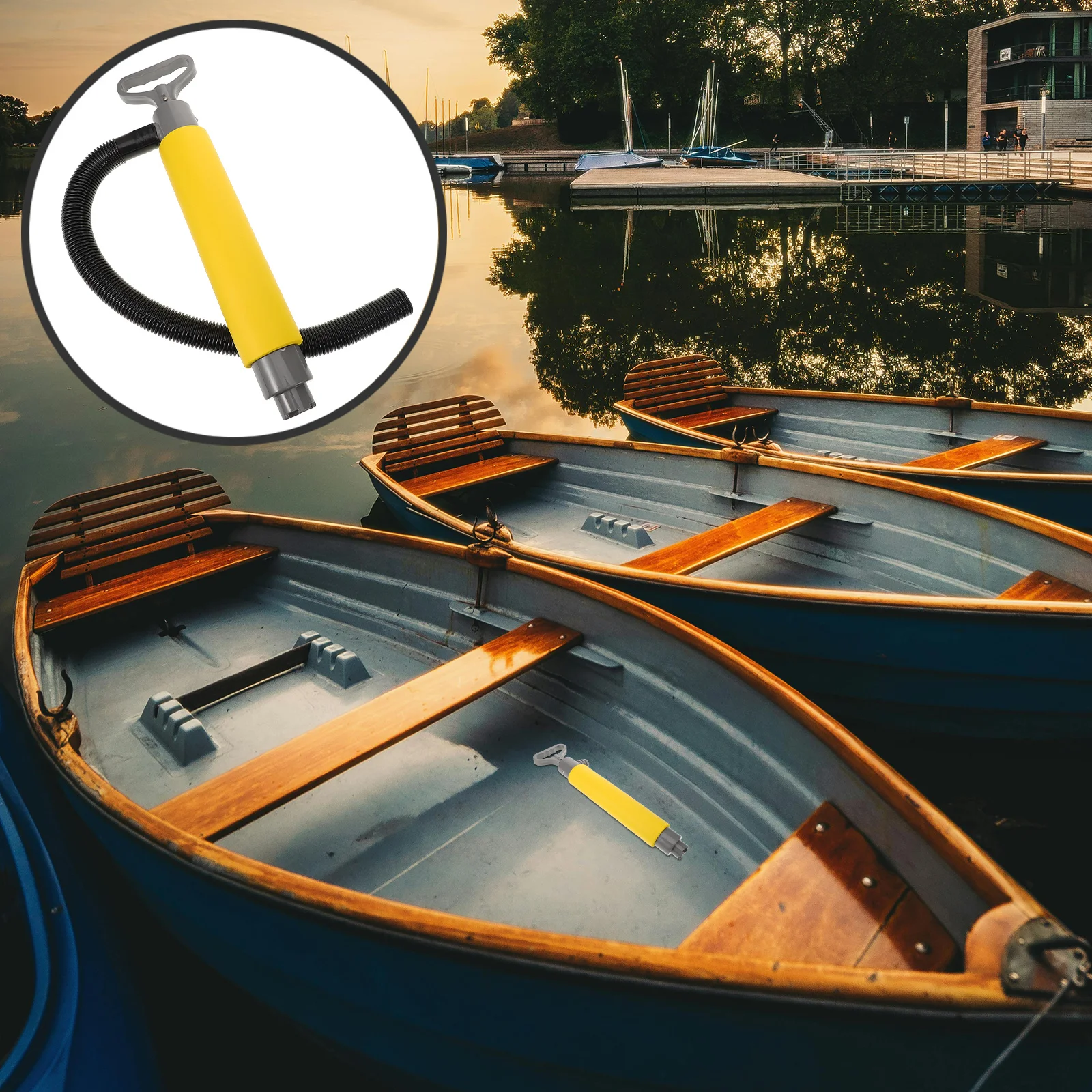 

1 set 1 Set Manual Bilge Pump For Kayak Canoe Fast-Draining Hand Water Pump Portable Boat Drainage Tool Kit Kayak Accessories