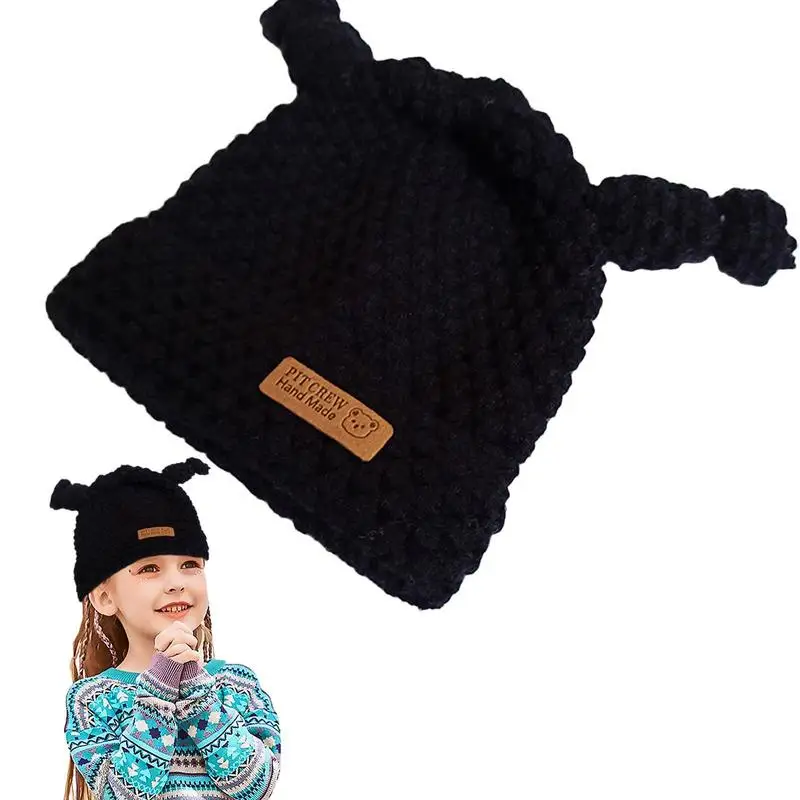 Gorro de punto para niños de 2 a 7 años, gorro de esquí Flexible, Tentáculo peculiar, suave, novedad