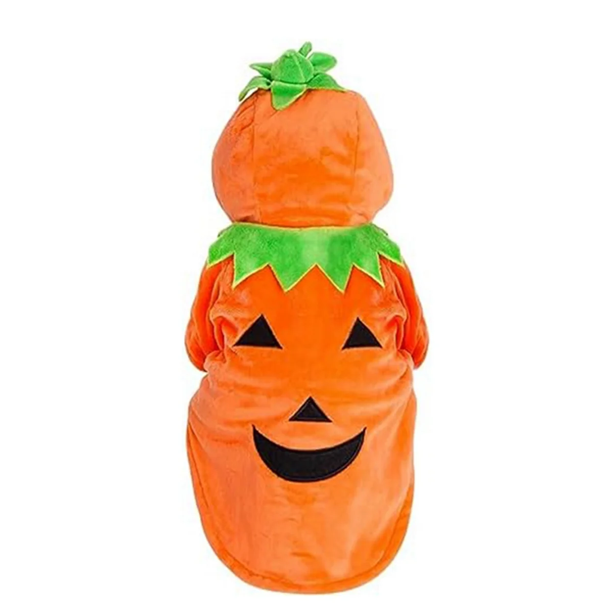 Pumpkin Costumes for , Halloween Costume for Small, Pet Cosplay Dress, Puppy Warm Outfits Fleece Hoodie