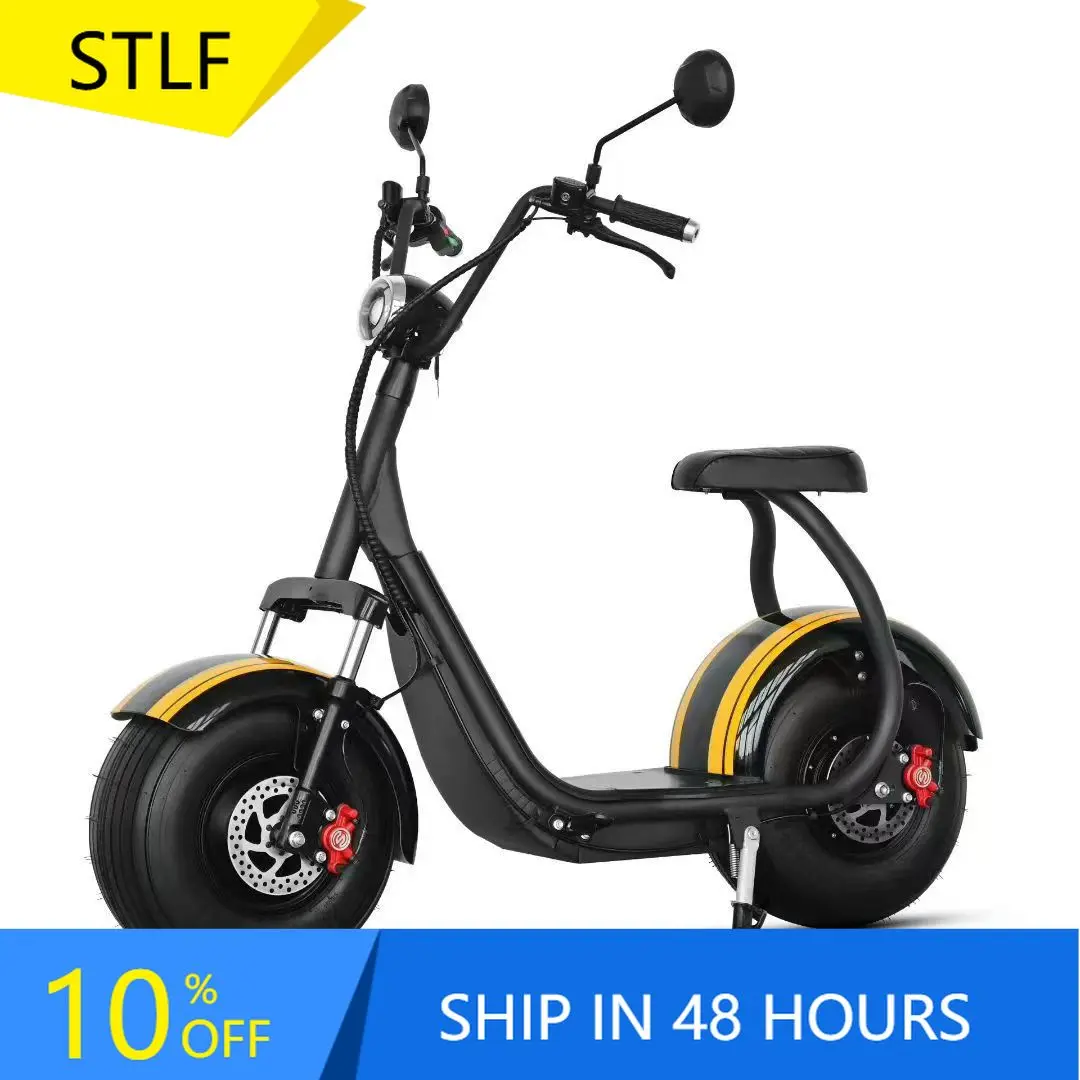 

YTYIN The Latest Best-selling Electric Bicycle In Brazil, 1000W Electric Fat Tire Small Harley 60V12AH Lead-acid Battery