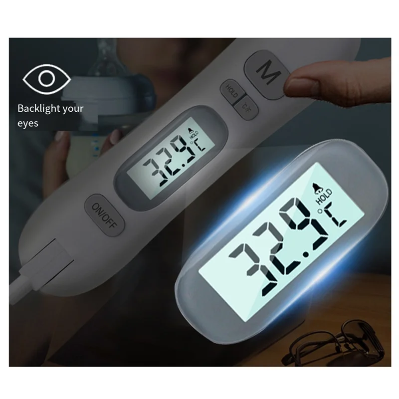 ABLL-Rechargeable Food Thermometer Meat Thermometer Suitable Formeasuring Barbecue Water Temperature Kitchen Baking Withprobe