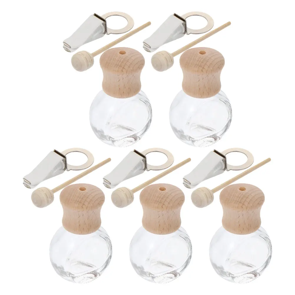 

5pcs Aromatherapy Air Freshener Oil Air Vent Decoration Clips Diffuser Car Vent Clip Empty Diffuser Bottle Car Scent Oil
