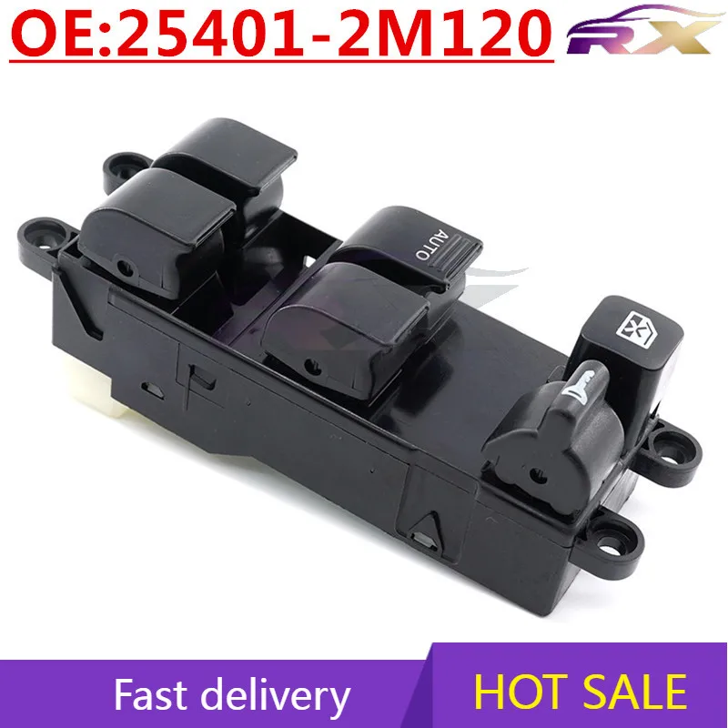 

OEM:25401-2M120 Power Window Master Control Switch For Nissan Navara